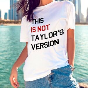 This is not Taylor’s Version Custom T-Shirt.